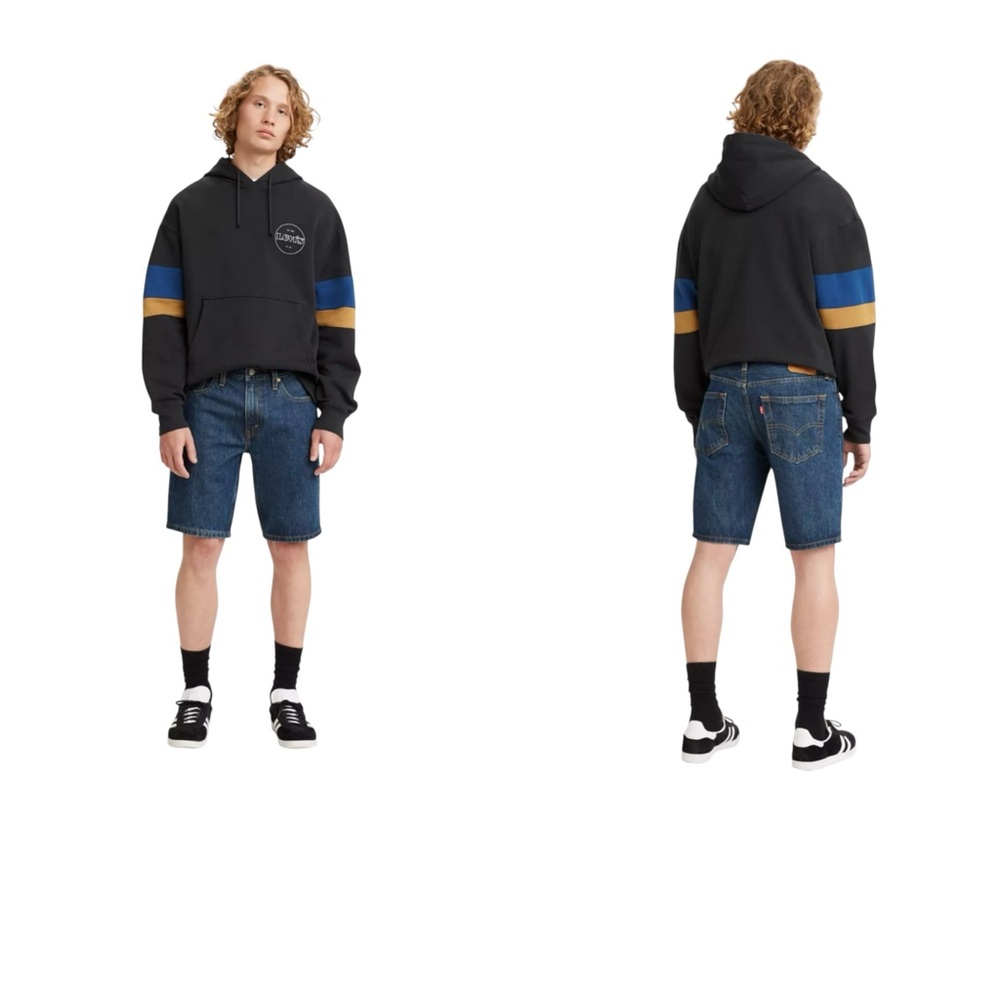 Levi's Dark Blue Jean Shorts